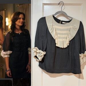 3.1 Phillip Lim Black lantern top 0 - Alt ASO Gossip Girl Blair Waldorf